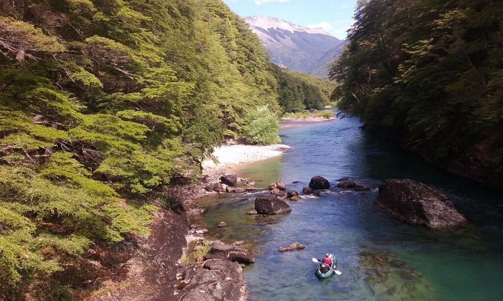Passeio de caiaque em Bariloche